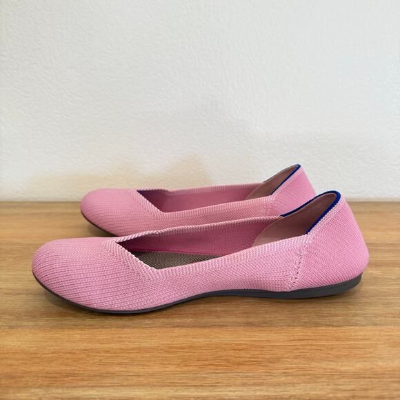 Rothy’s The Flat Round Toe Ballet Flats Begonia Pink Size 7.5 - Picture 11 of 15